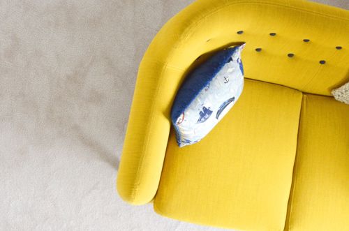 Møbel 4 Gul Sofa